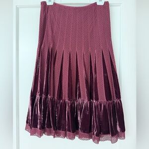 Free People Mauve A-Line Skirt